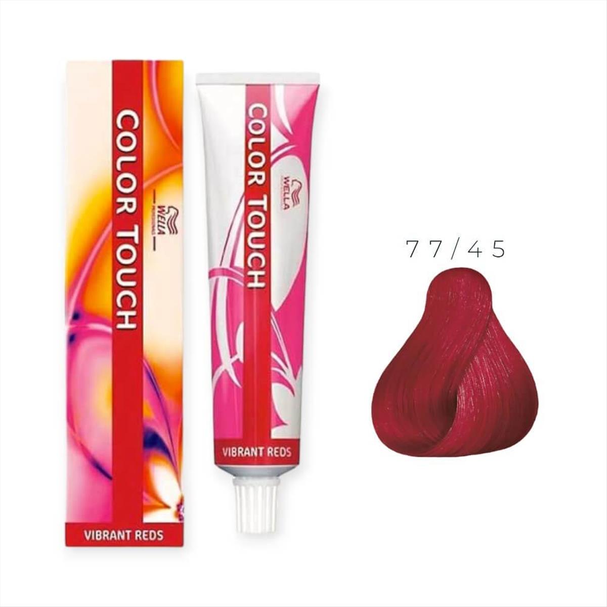 Βαφή Μαλλιών Wella Color Touch No 77/45 - 60ml