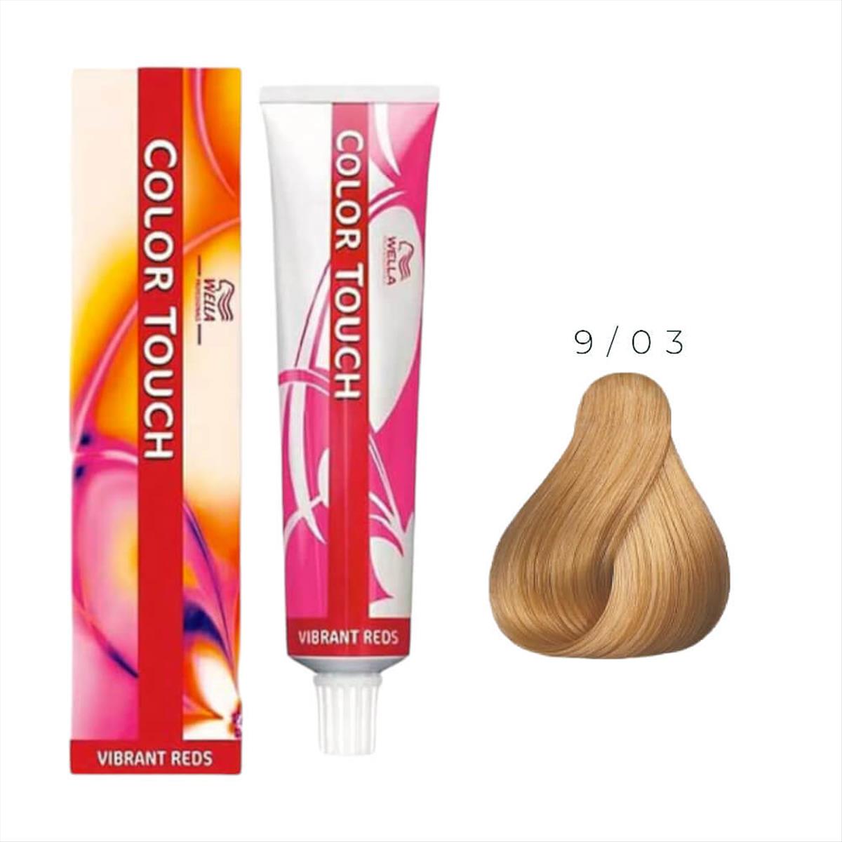 Βαφή Μαλλιών Wella Color Touch No 9/03 - 60ml