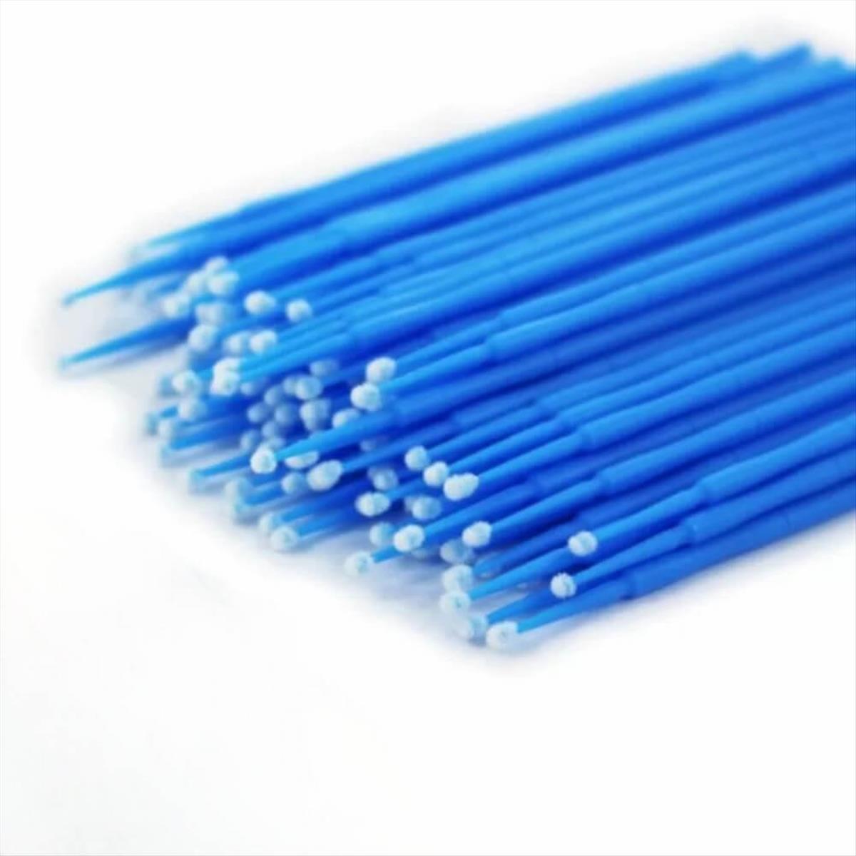 Eyelash Brush Microbrushes Extention 2.5mm Microbrushes Blue 100pcs