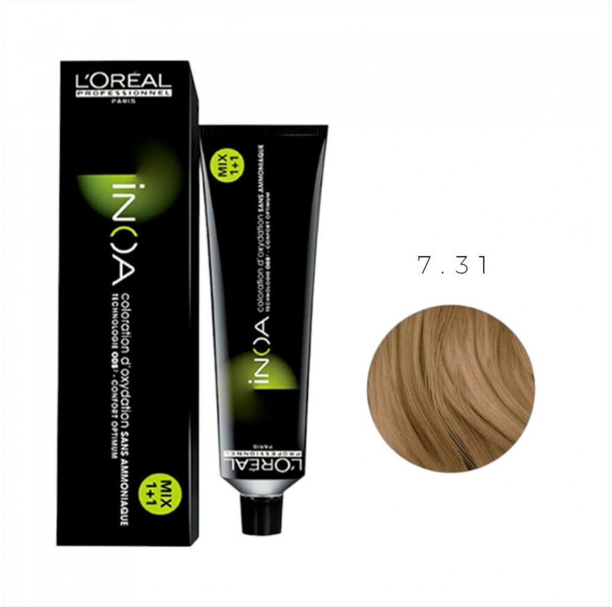 Βαφή Μαλλιών L'Oreal Inoa No 7.31 Ξανθό Μπεζ - 60gr