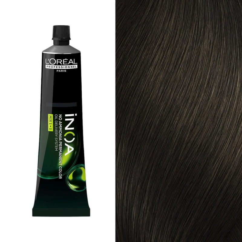 Hair dye inoa 6.0 Deep Cover Dark Blond 60ml L'Oréal
