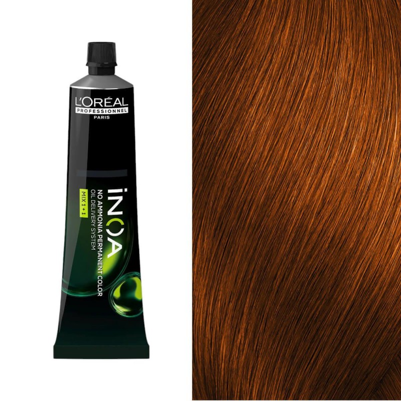 Hair dye inoa 6.45 Dark Copper Mahogany Blond 60ml L'Oréal