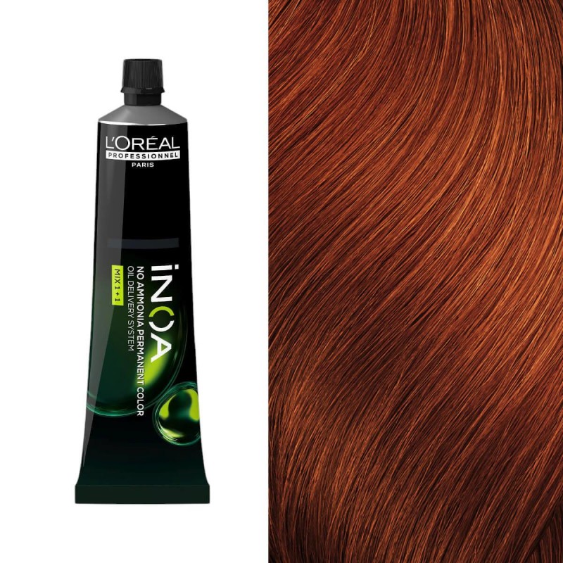 Hair dye inoa 6.46 Dark Copper Red Blonde 60ml L'Oréal