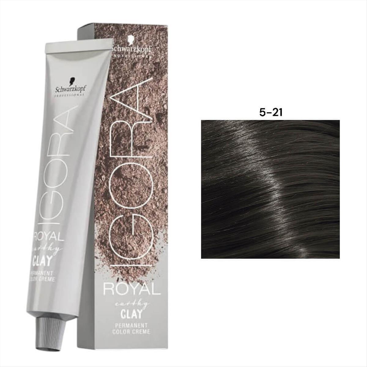 Schwarzkopf Igora Royal Ashy Cedar 5-21 Light Brown Smoky Cedar 60ml