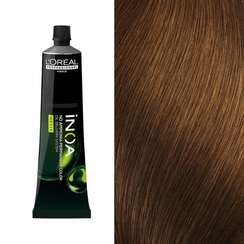Hair dye inoa 7.34 Golden Copper Blond 60ml L'Oréal