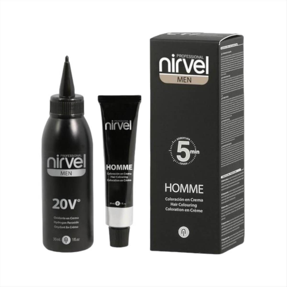 Men's hair dye GT6 dark brown Nirvel 30ml