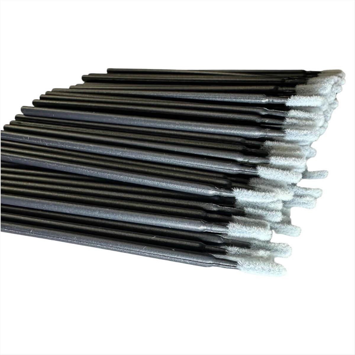 Eyelash and Eyebrow Brush Long Microbrushes Black 100pcs