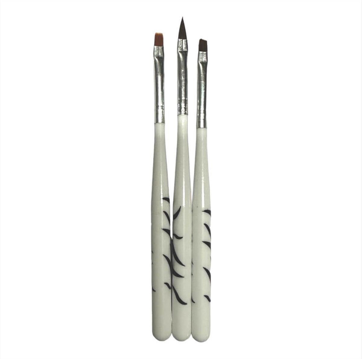 Nail Art Brush Set 3pcs