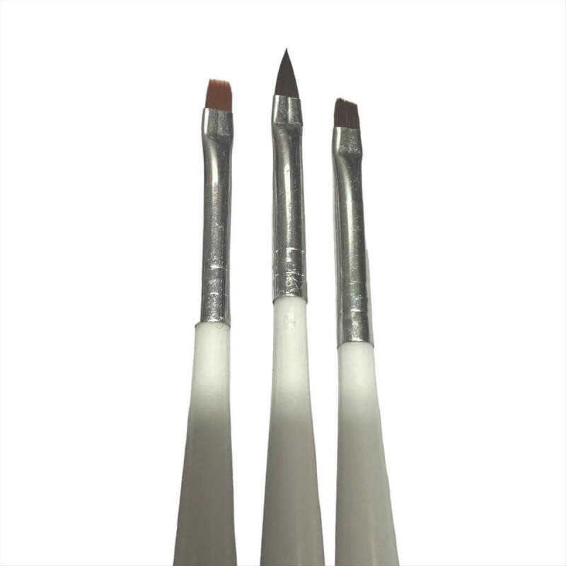 Nail Art Brush Set 3pcs