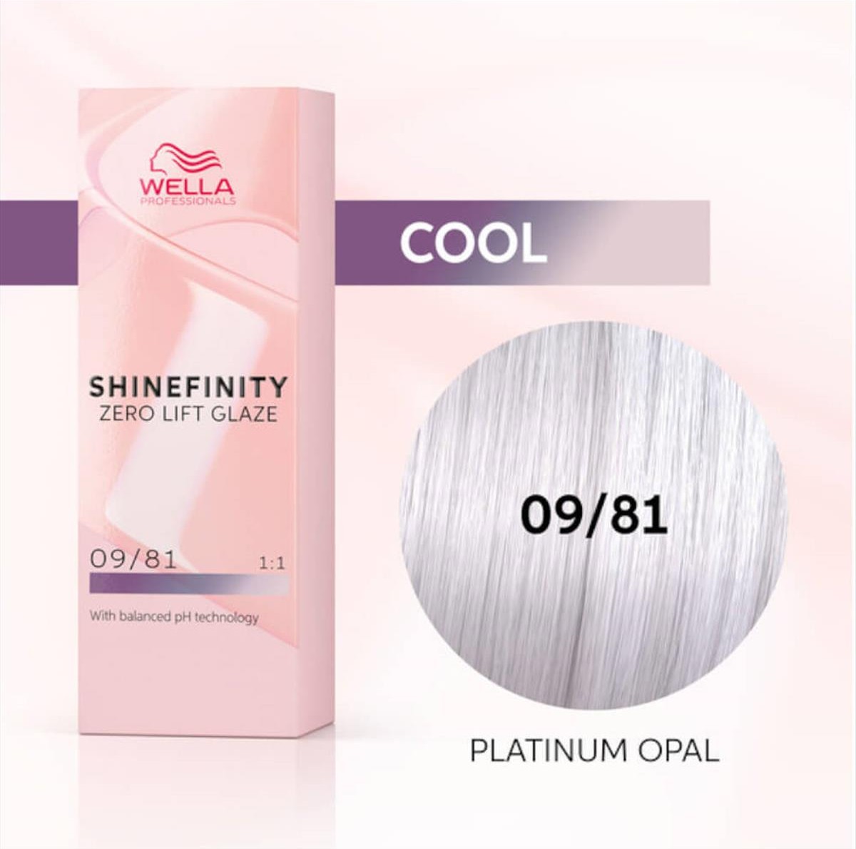 Wella Shinefinity Zero Lift Glaze 09/81 Platinum Opal 60ml