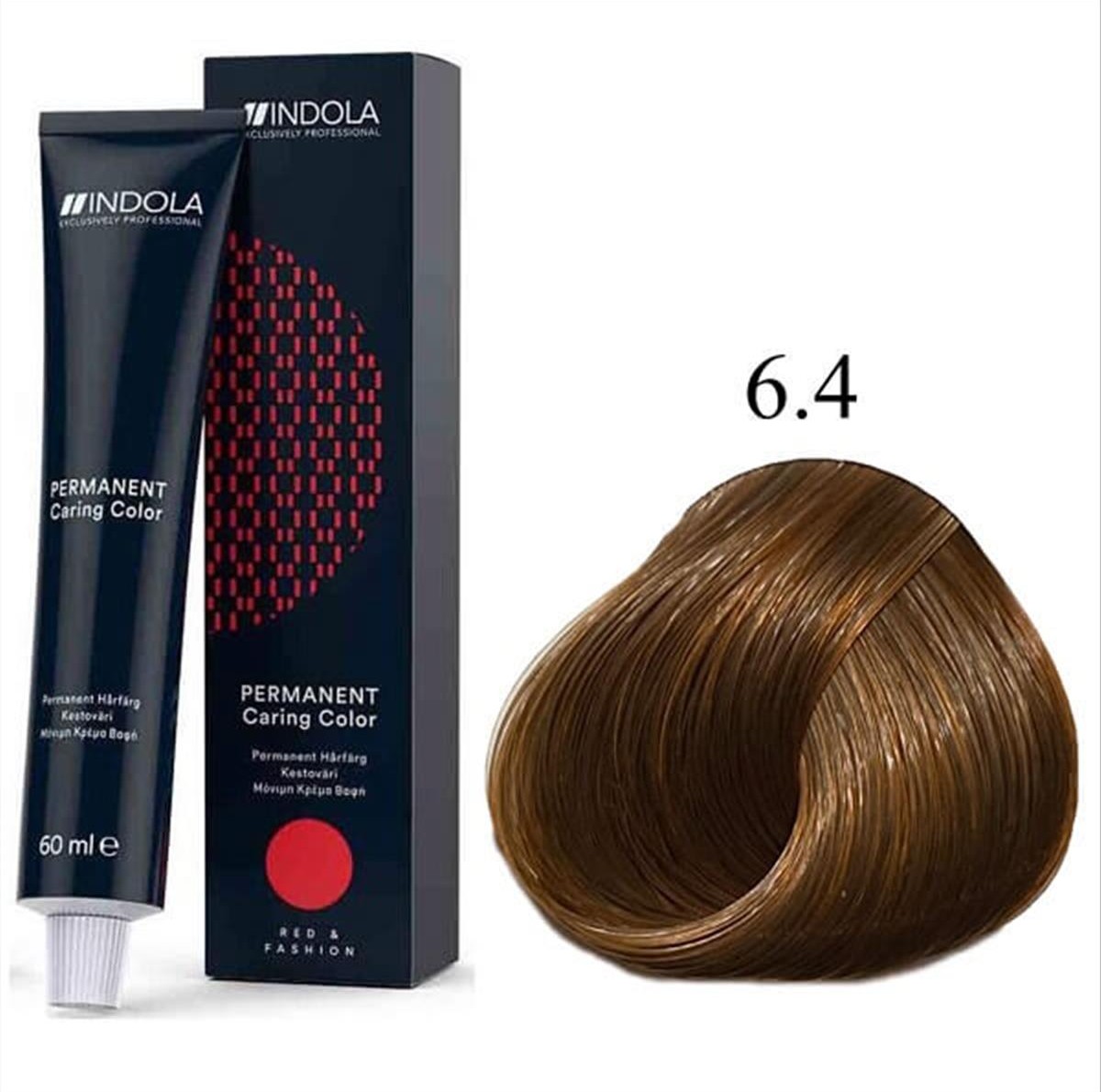 Hair  Color Indola Νο6.4 60 ml