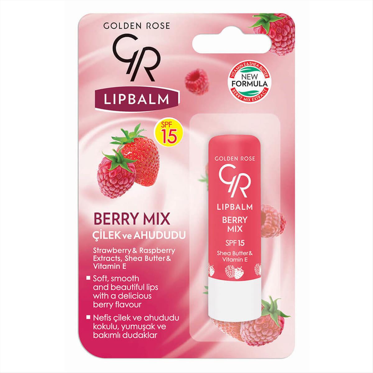 Golden Rose Lip Balm Berry Mix 4.6gr