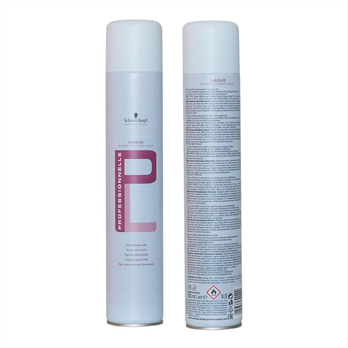 Hair Spray Professionel Lacque Super Strong 500ml