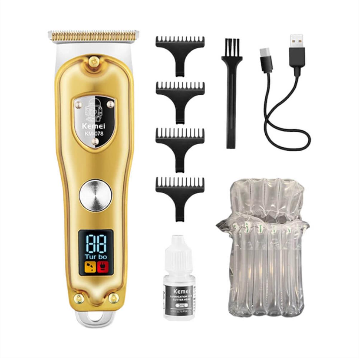 Hair Clipper Kemei KM-078 Gold