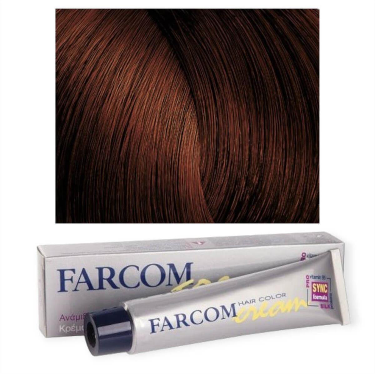 Hair Color Cream Farcom No 64 Cooper Blond 60ml