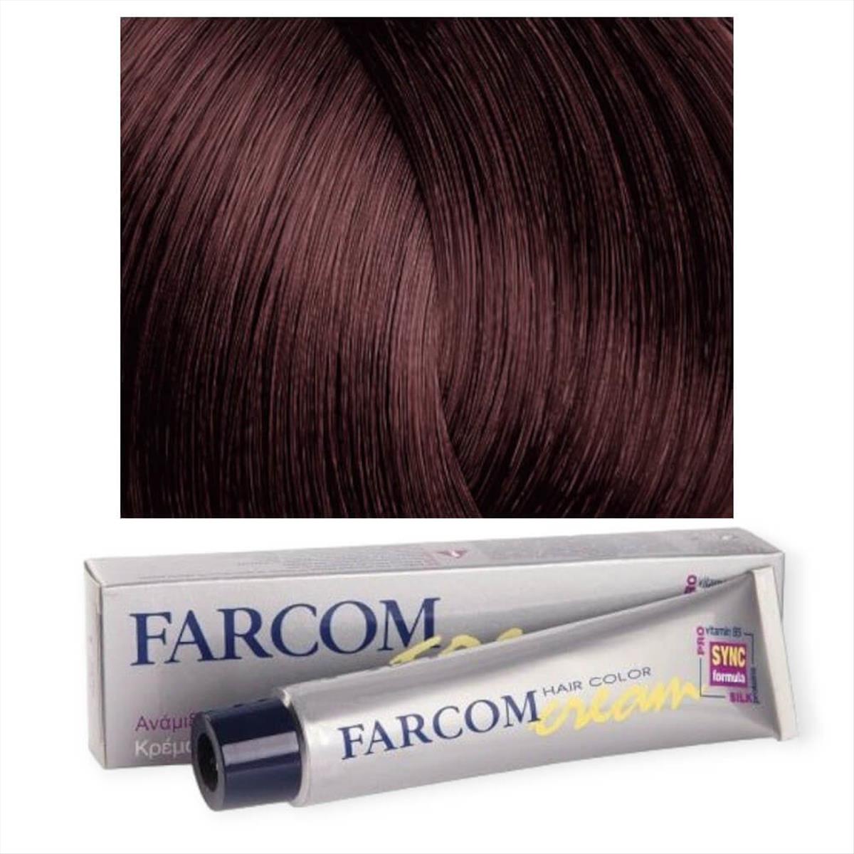 Hair Color Cream Farcom No 45 Mahogany 60ml