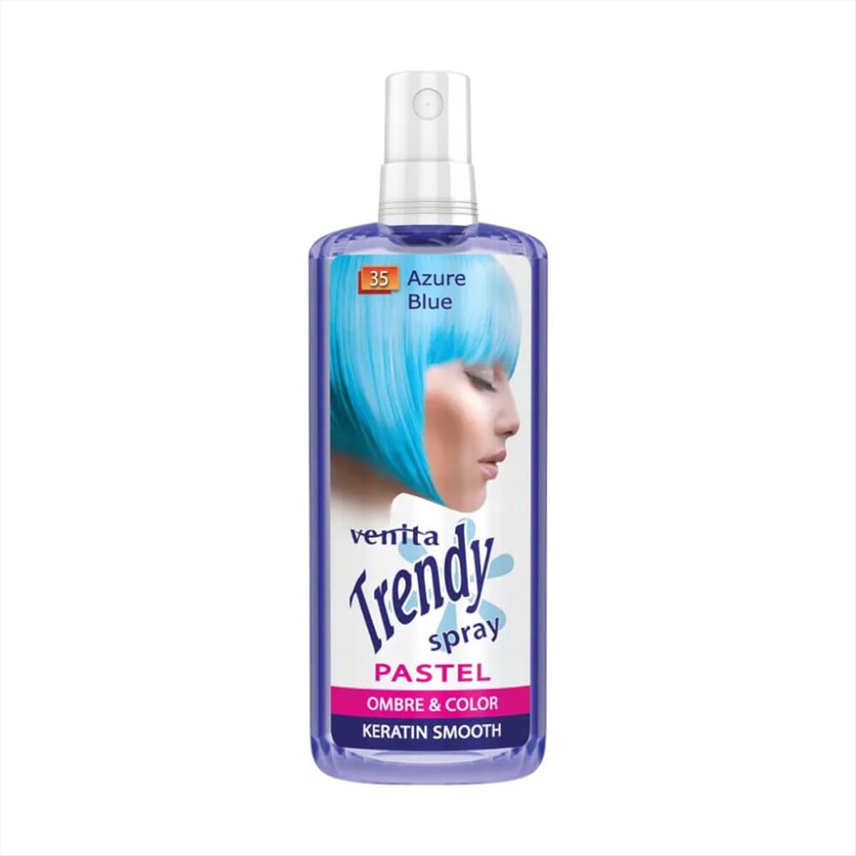 Spray Ημιμόνιμη Βαφή Μαλλιών Venita Trendy Azure Blue 200ml