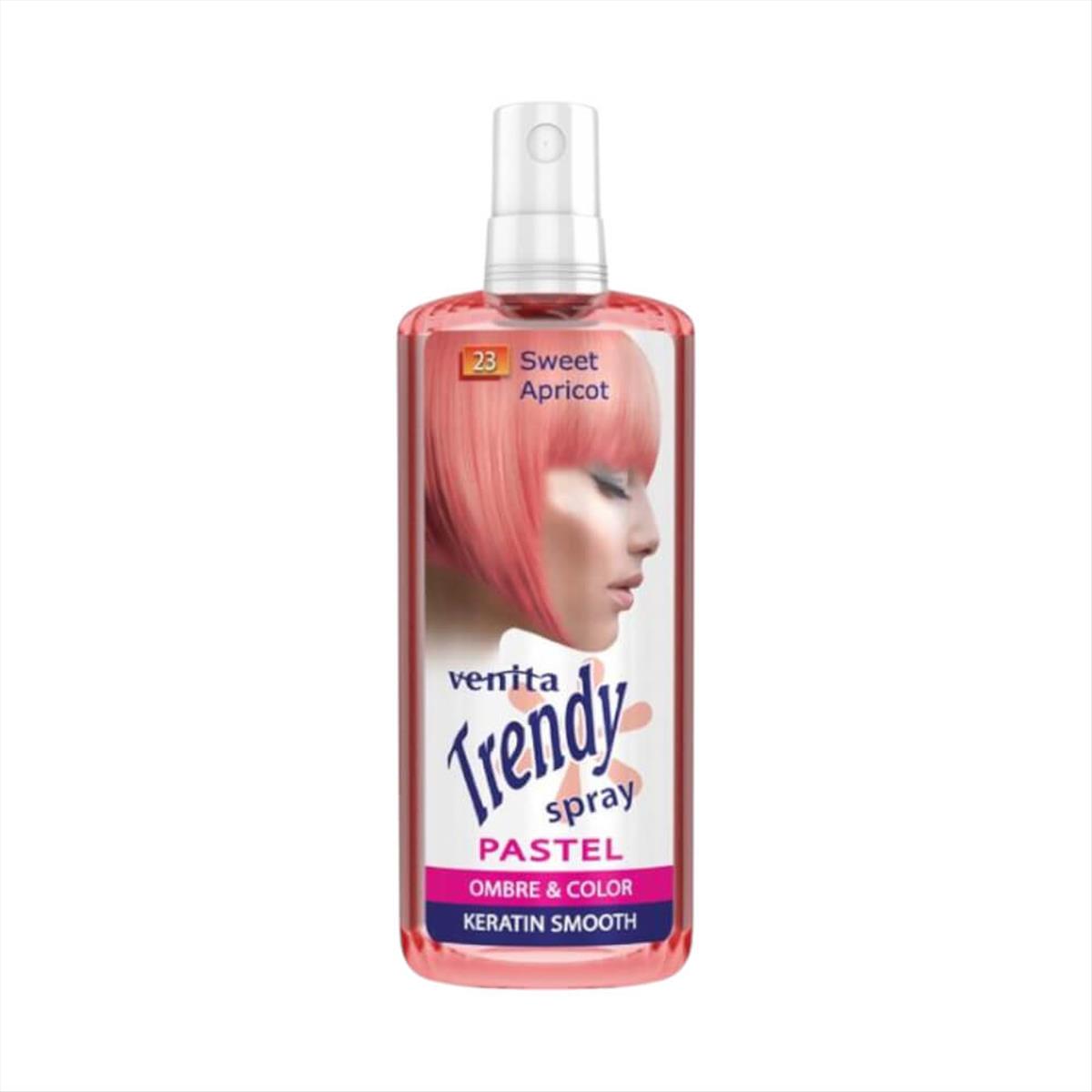 Spray Ημιμόνιμη Βαφή Μαλλιών Venita Trendy Sweet Apricot 200ml