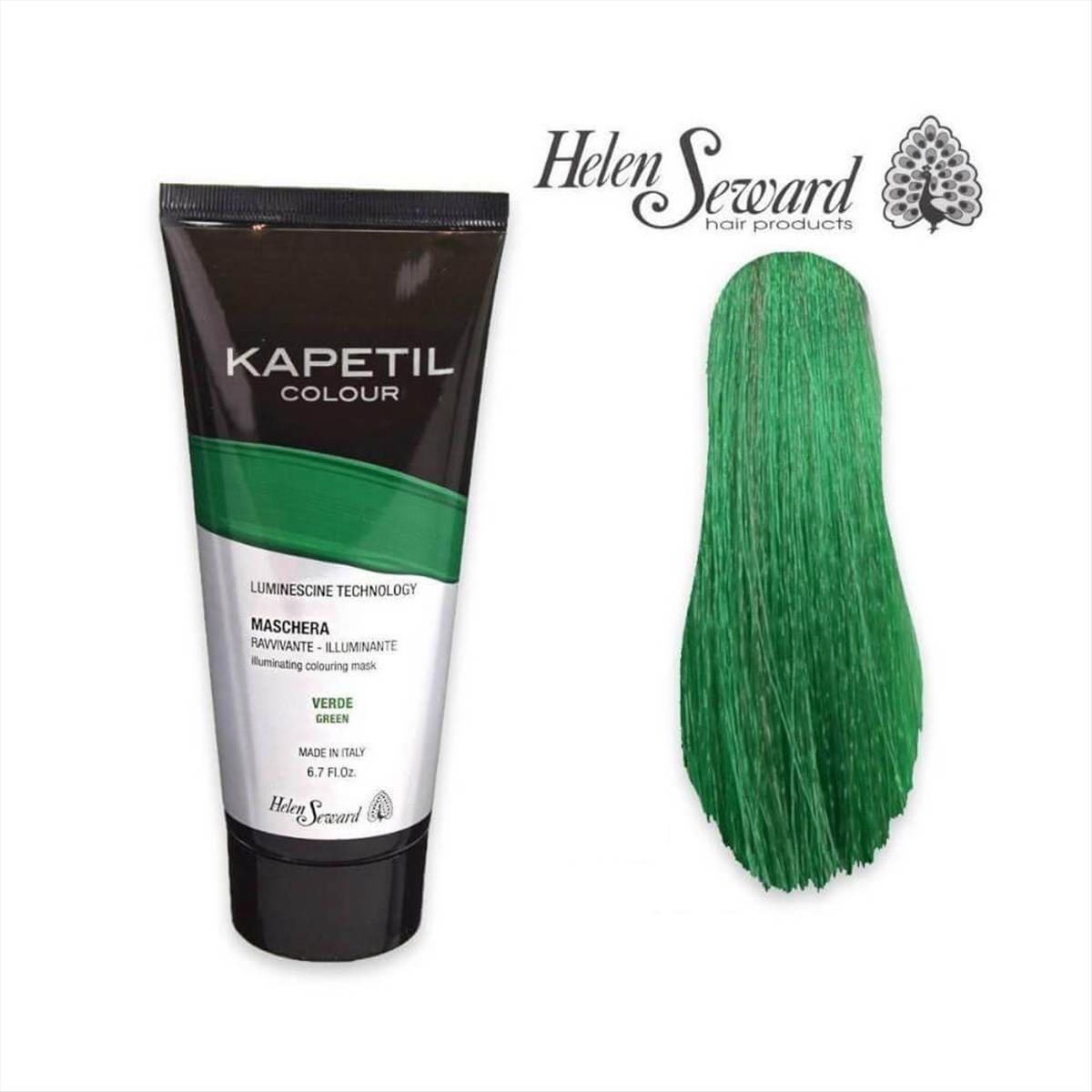 Kapetil Μάσκα Μαλλιών Color Green 200ml