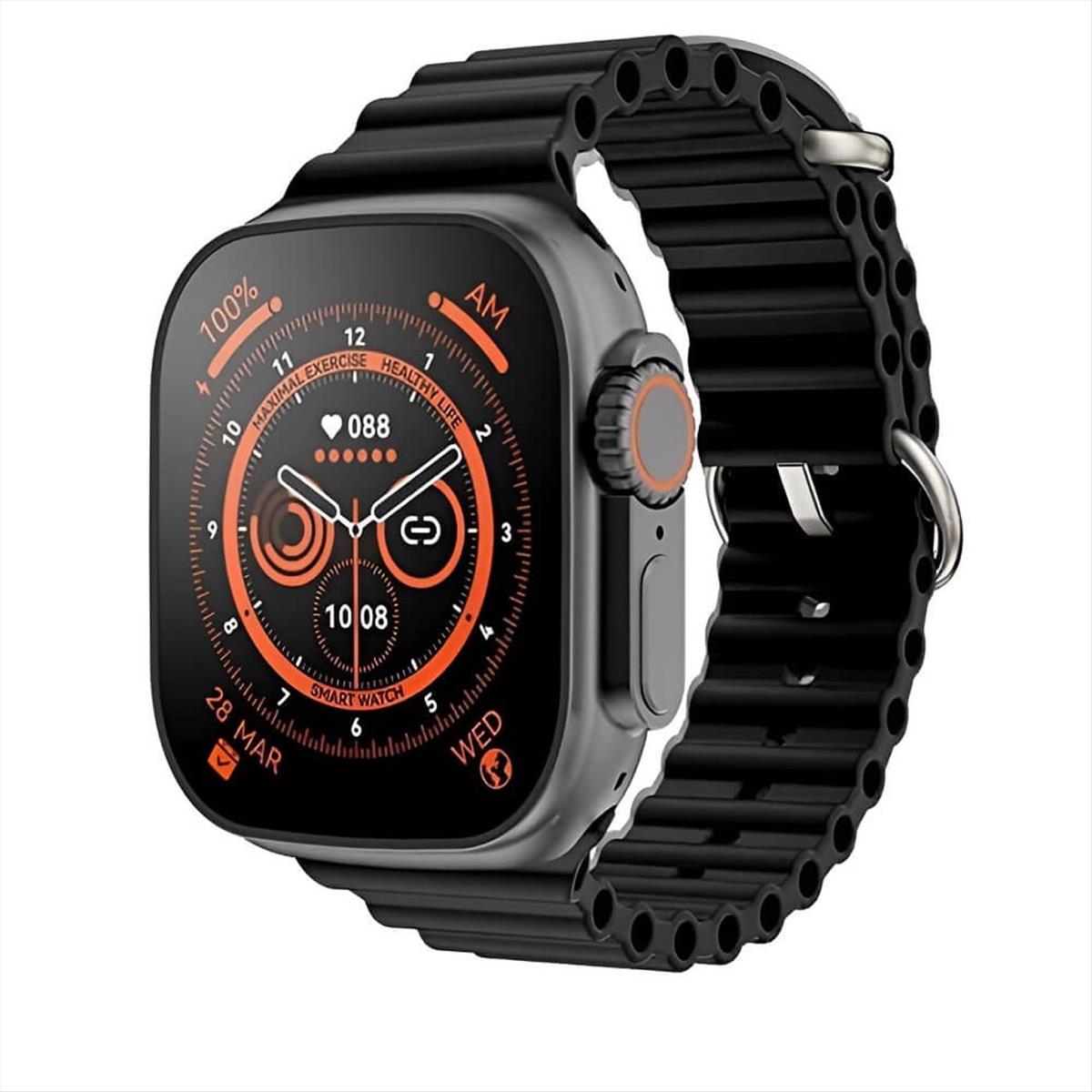 Smart Watch T800 Ultra 1.99 Infinite Display Black