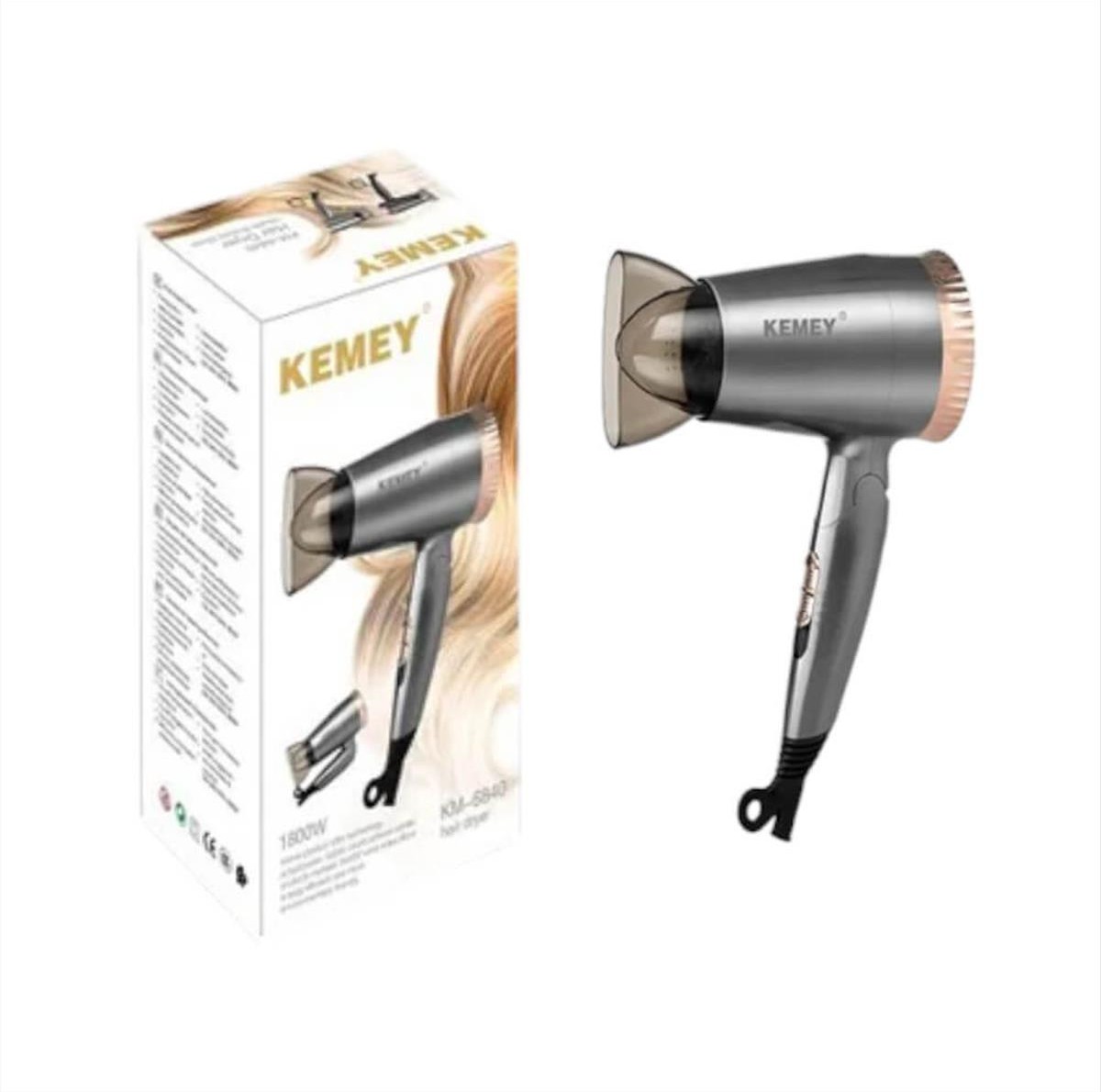 Hair Dryer Travel Kemei KM-6840