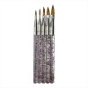 Acrylic brush simple Set 5pcs