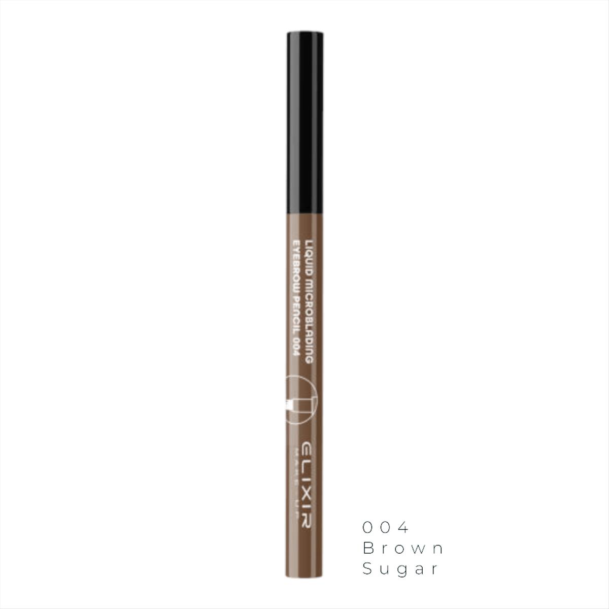 Elixir Μολύβι Φρυδιών Liquid Microblading 004 Brown Sugar - 2ml