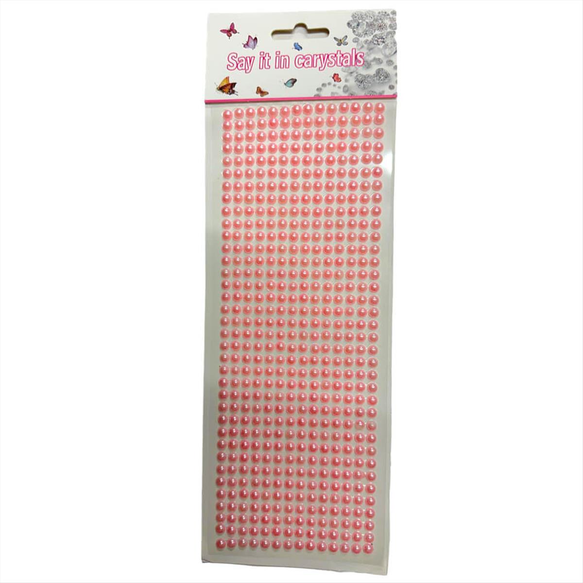 Decorative Pearls Stickers Rose