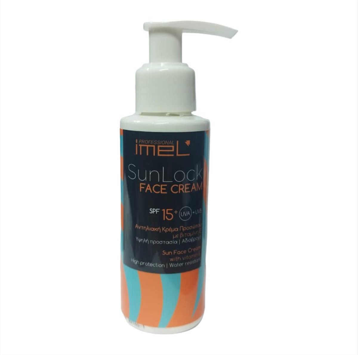 Αντηλιακή Κρέμα Προσώπου Imel SunLock SPF 15 100ml