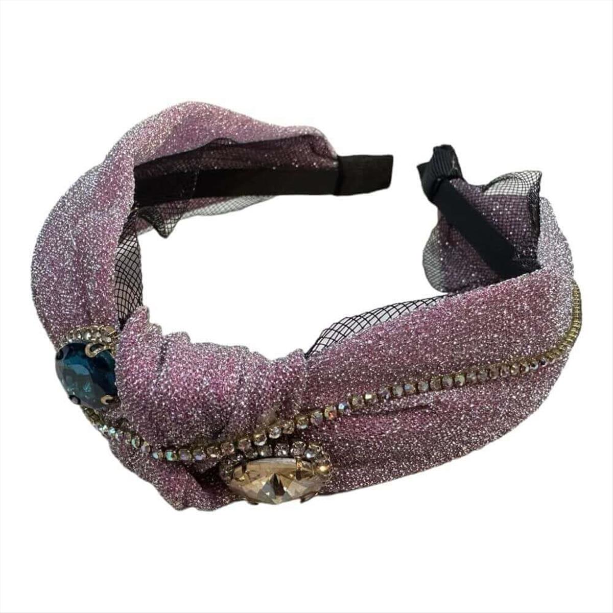 Pink Hair Clip With Strass