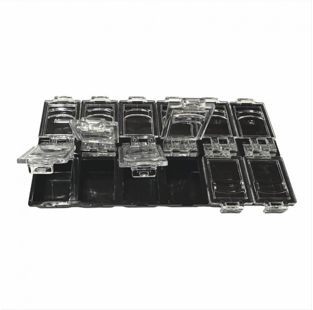 Black Nail Art Case 12 Places