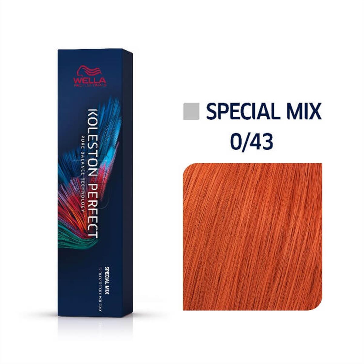 Hair dye Wella Koleston Perfect  0/43 Special Mix 60ml