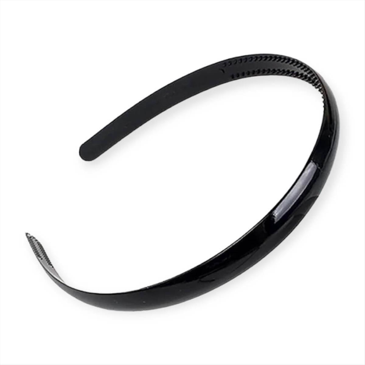 Plastic hair clip Black A-0338 - 1cm