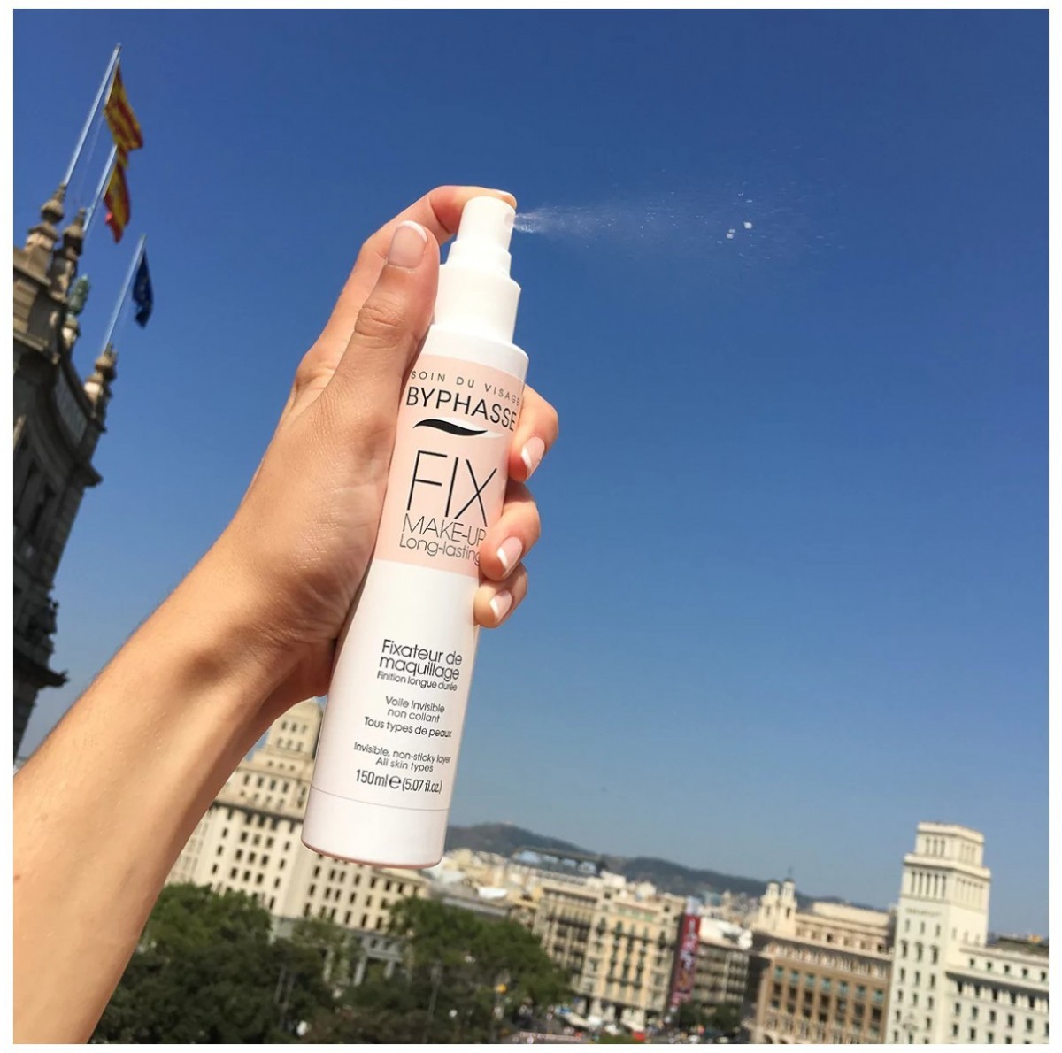 Στερεωτικό Μακιγιάζ Byphasse Fix Make-Up 150 ml