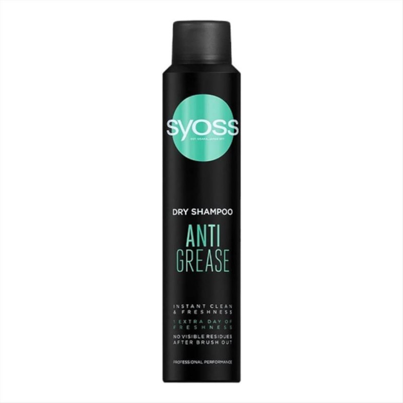 Ξηρό Σαμπουάν Syoss Dry Shampoo Anti Grease 200ml