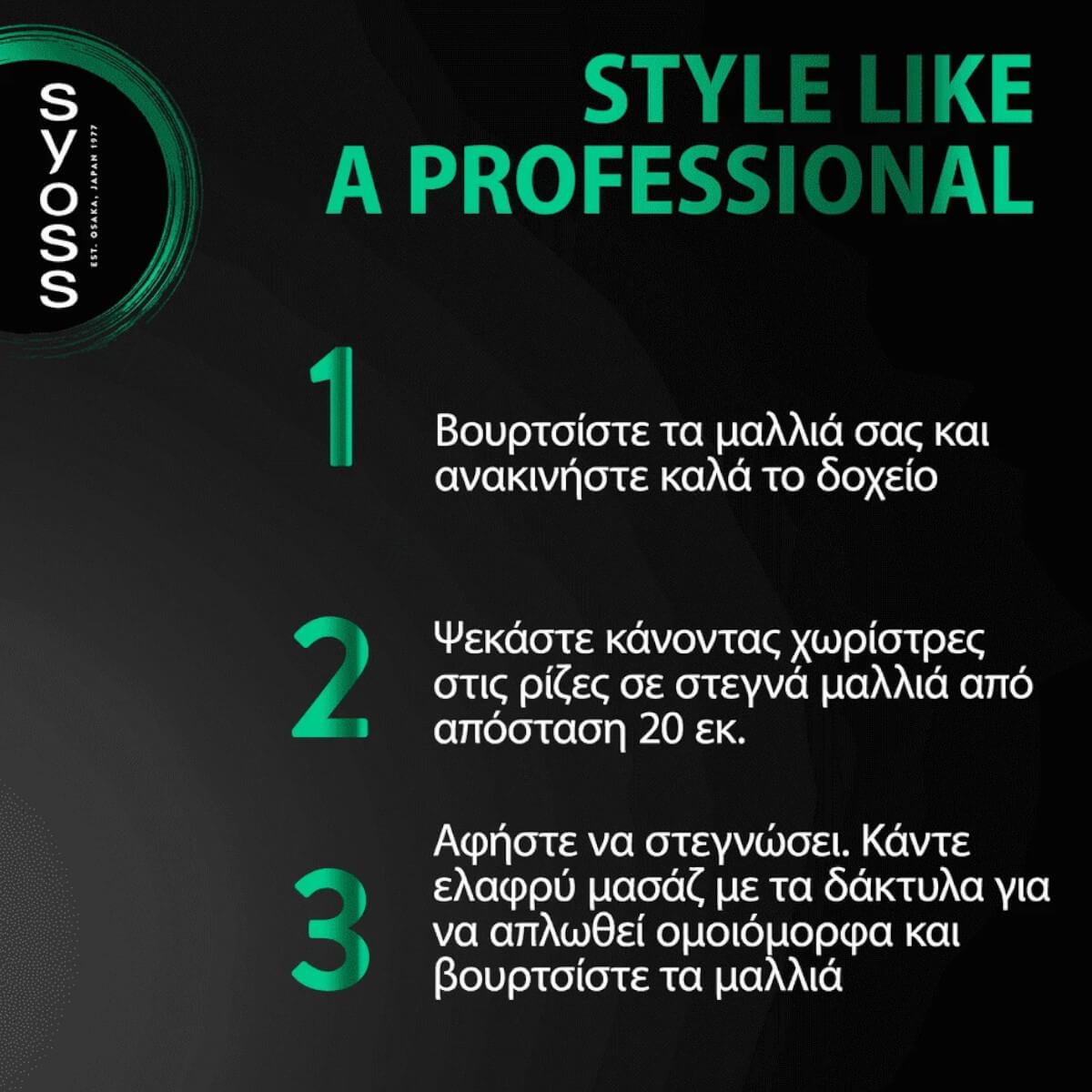 Ξηρό Σαμπουάν Syoss Dry Shampoo Anti Grease 200ml