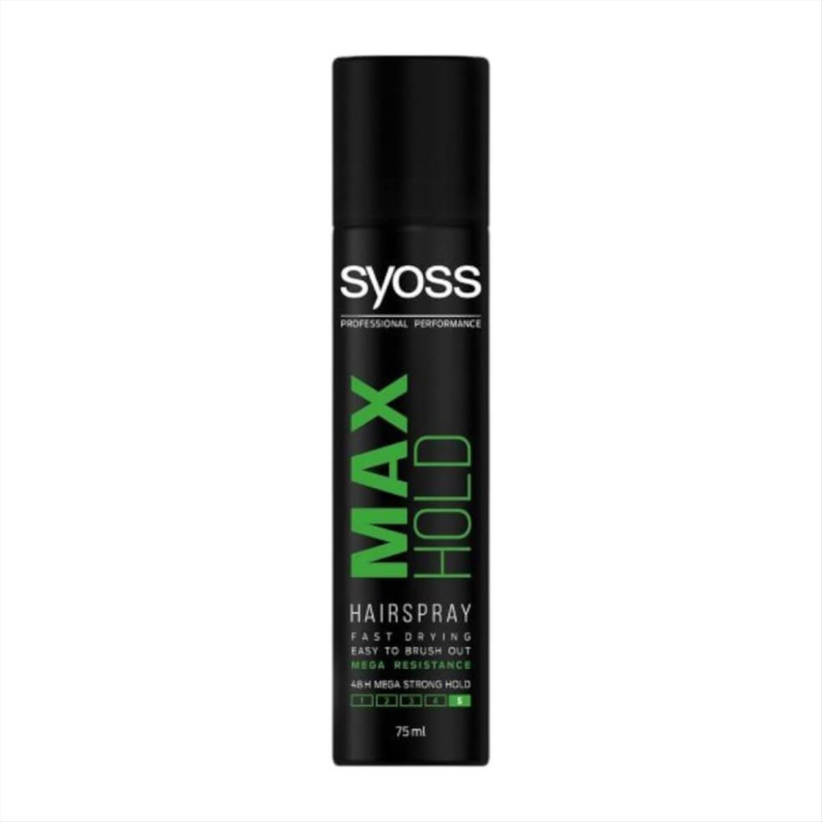 Hairspray Syoss Mini Max Hold 75ml