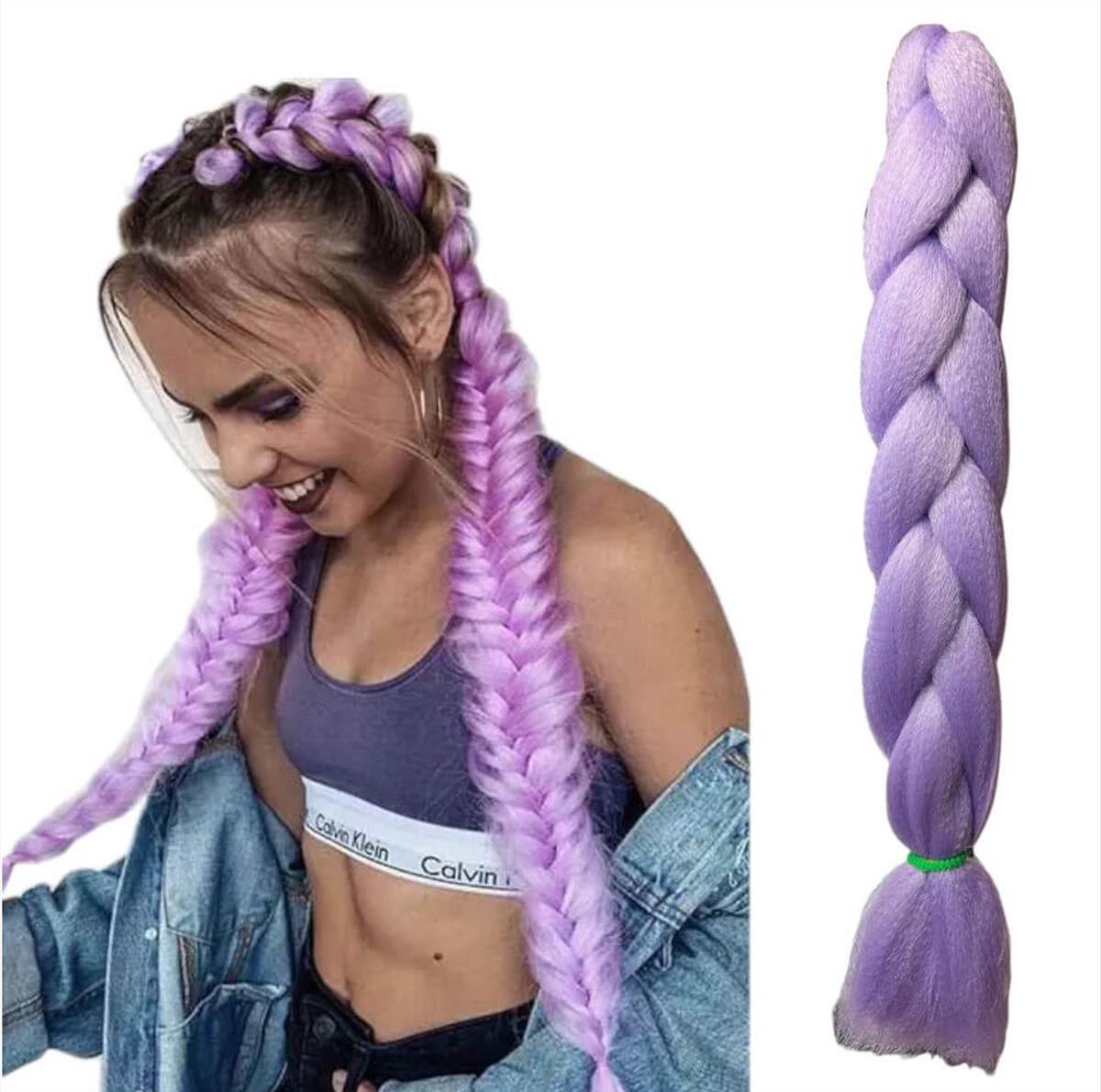 Μαλλιά για Ράστα Jumbo Braid A49 125cm