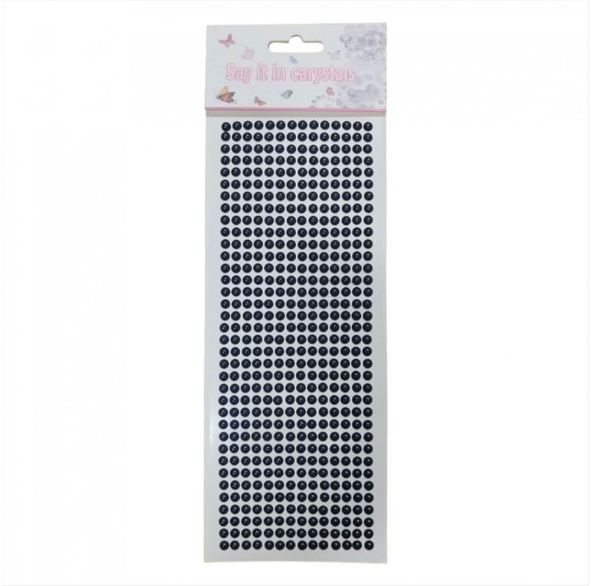 Decorative Pearls Stickers Black