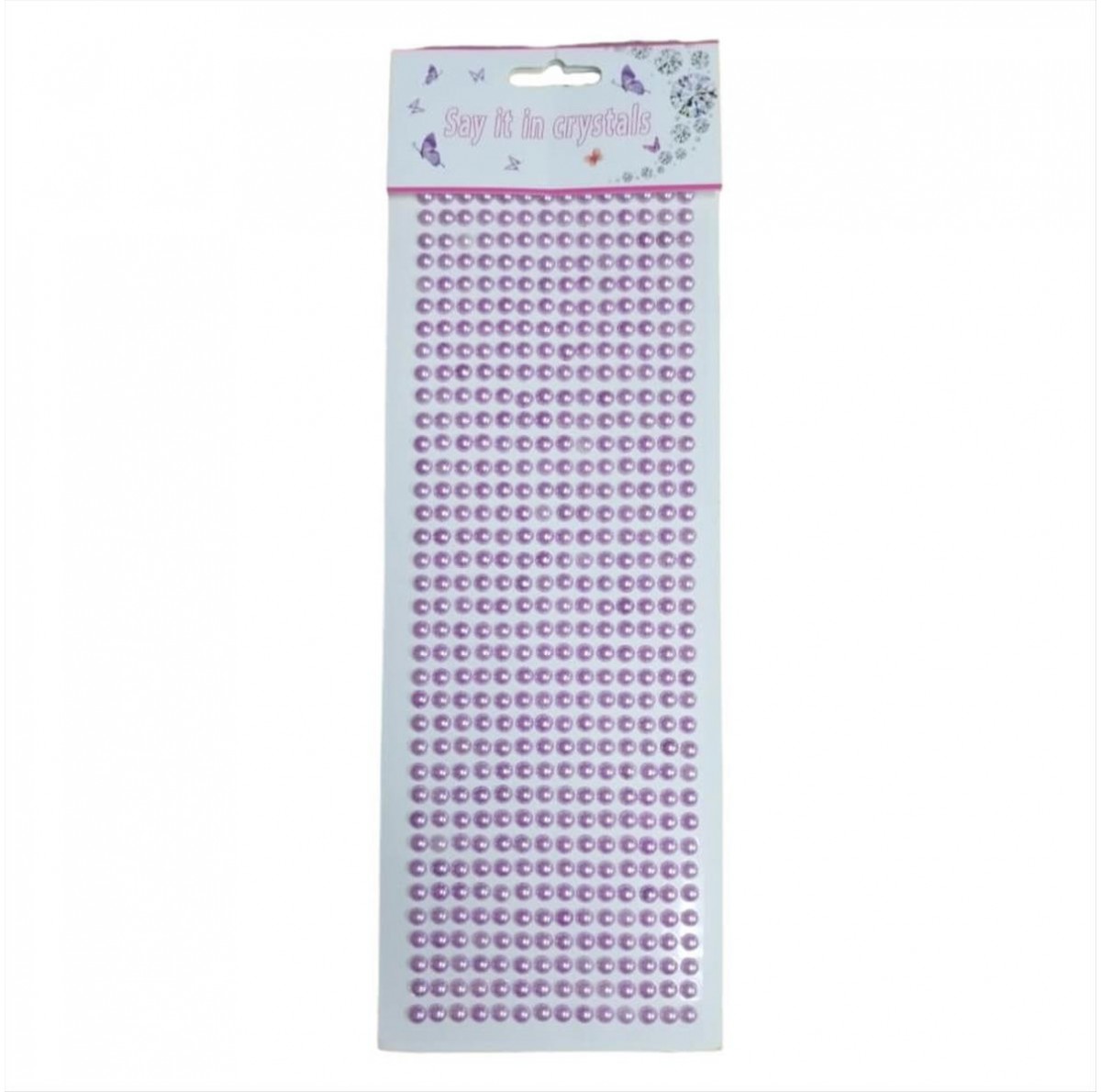 Decorative Pearls Stickers Purple