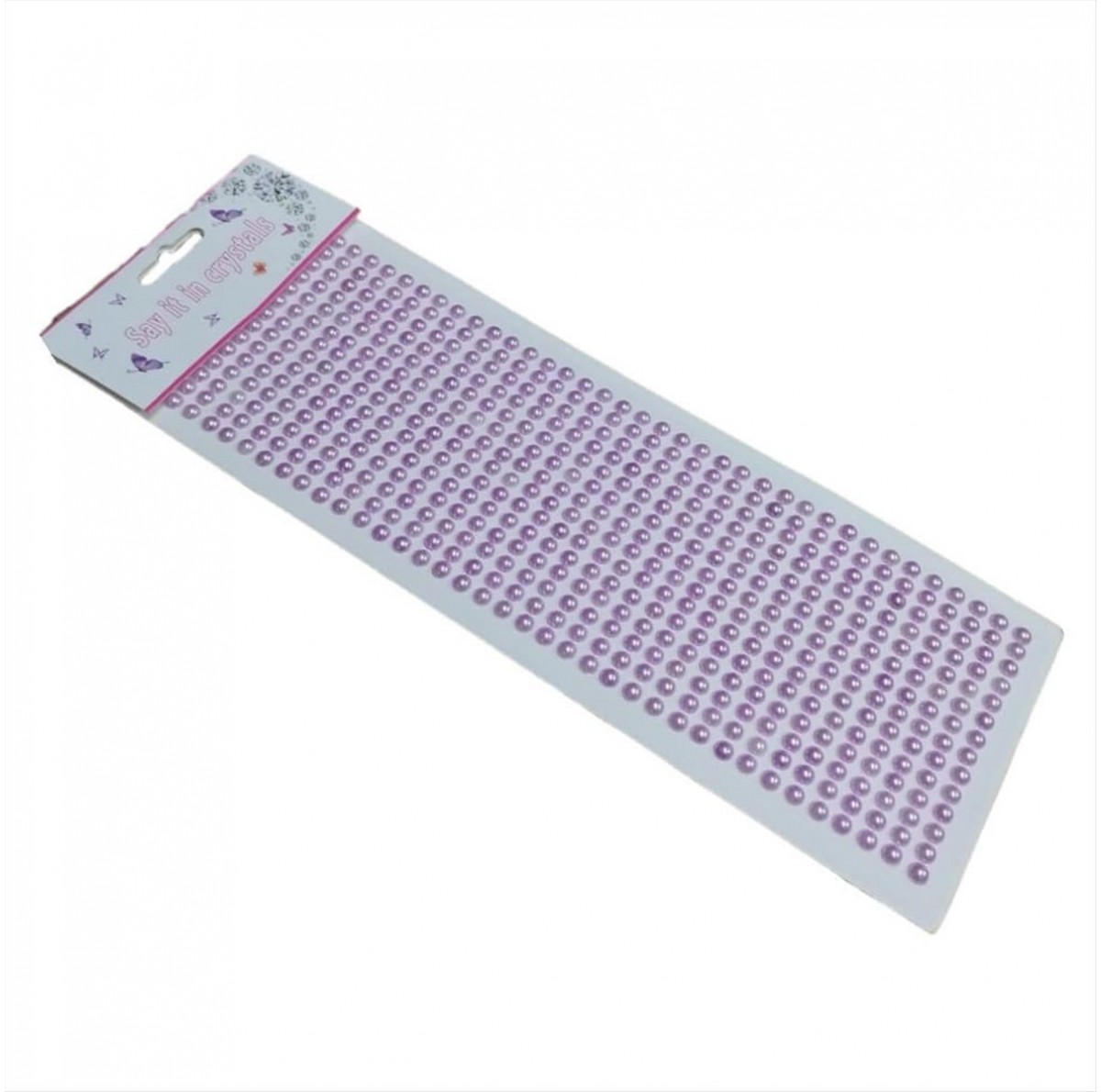 Decorative Pearls Stickers Purple