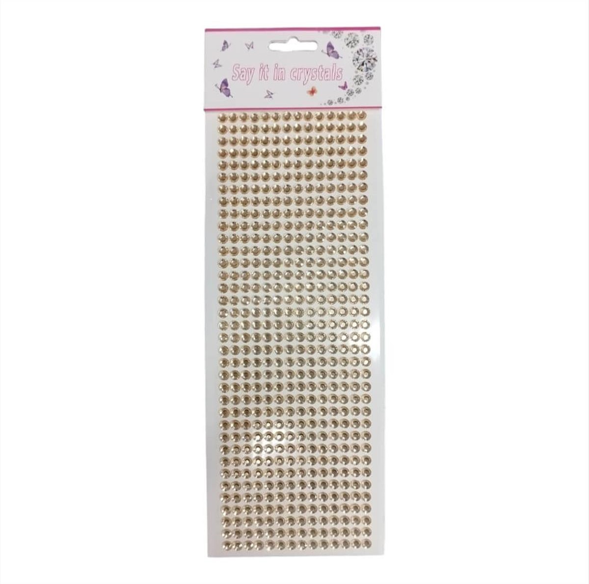 Decorative Pearls Stickers Gold