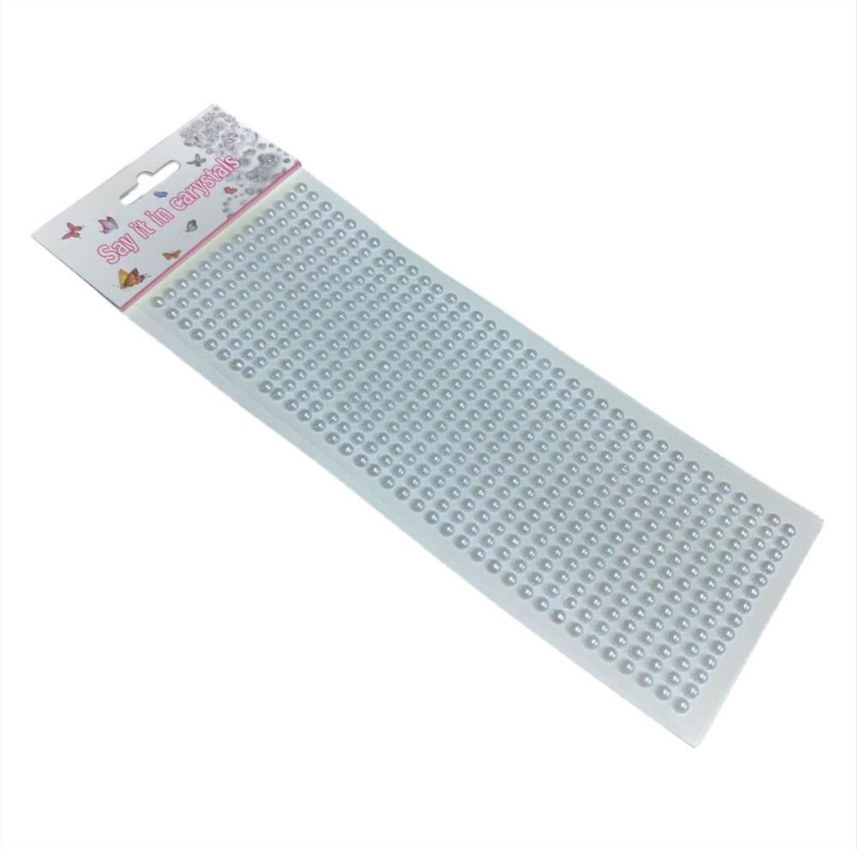 Decorative Pearls Stickers White