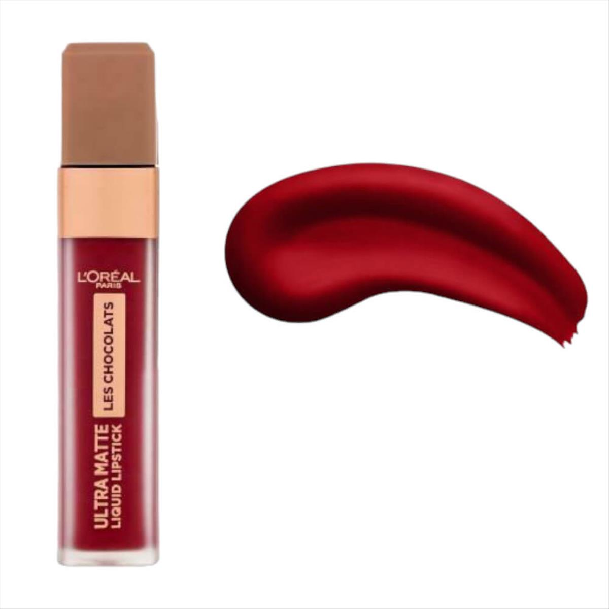 L’Oreal Les Chocolats Ultra Matte Liquid Lipstick 864 Tasty Ruby 7.6ml