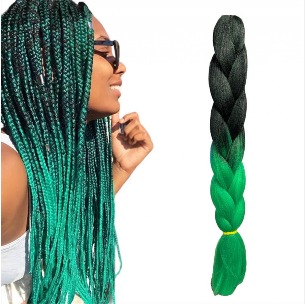 Μαλλιά για Ράστα Jumbo Braid 2-Ζ15 125cm