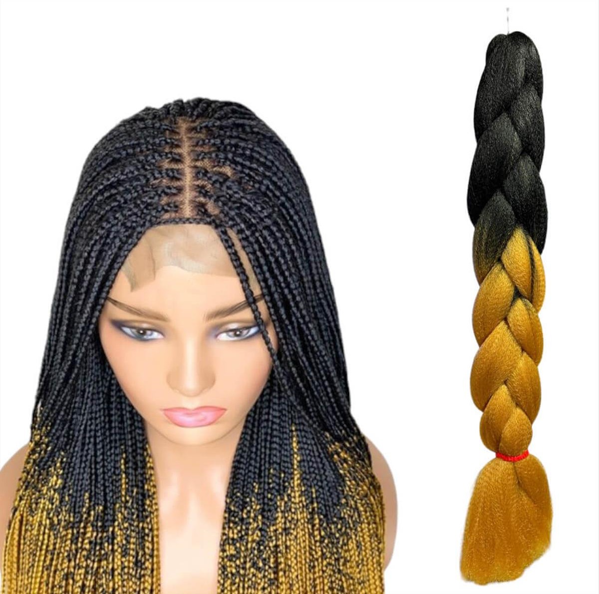 Μαλλιά για Ράστα Jumbo Braid Ombre 2-Z10 125cm