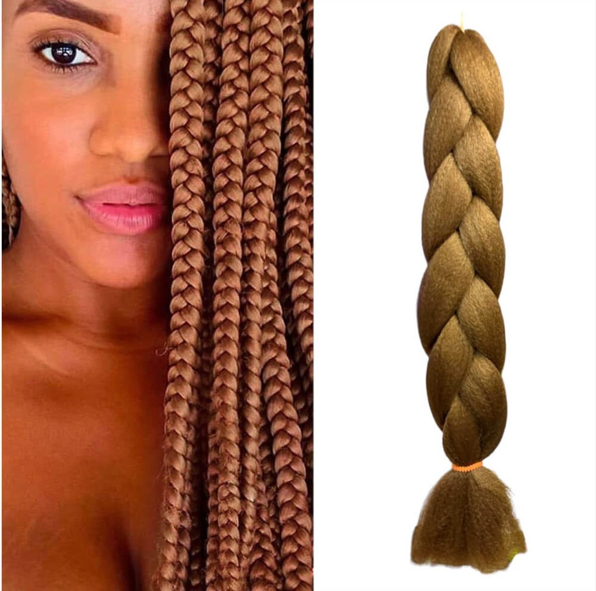 Μαλλιά για Ράστα Jumbo Braid A99 125cm