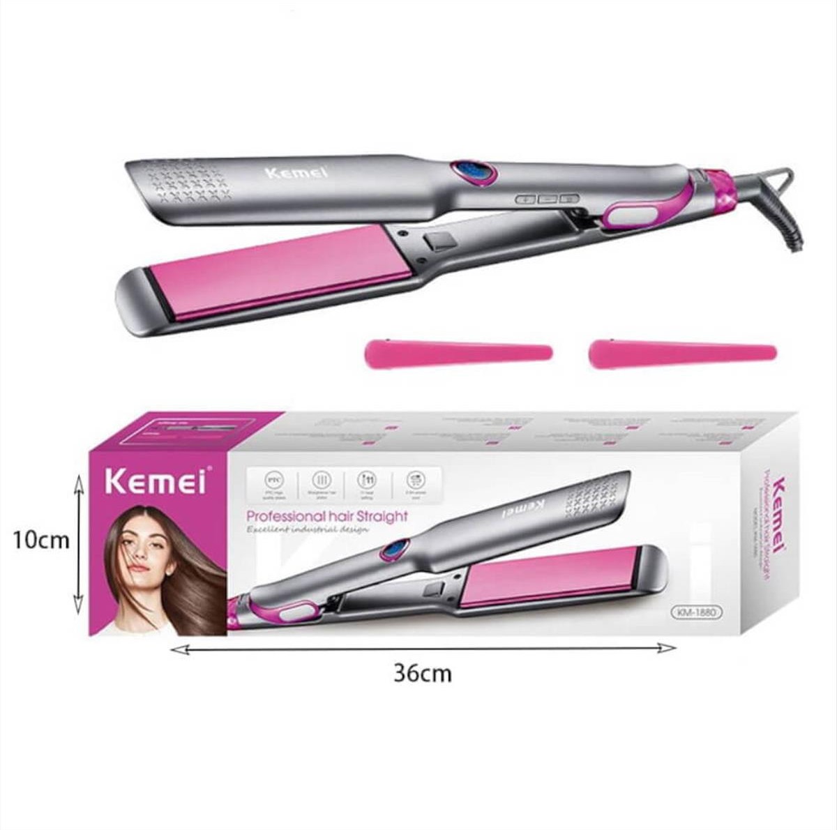 Hair straightener Kemei KM-1880