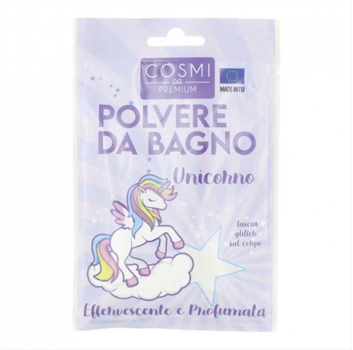 Effervescent and Fragrant Bath Powder Cosmi Unicorn 60g