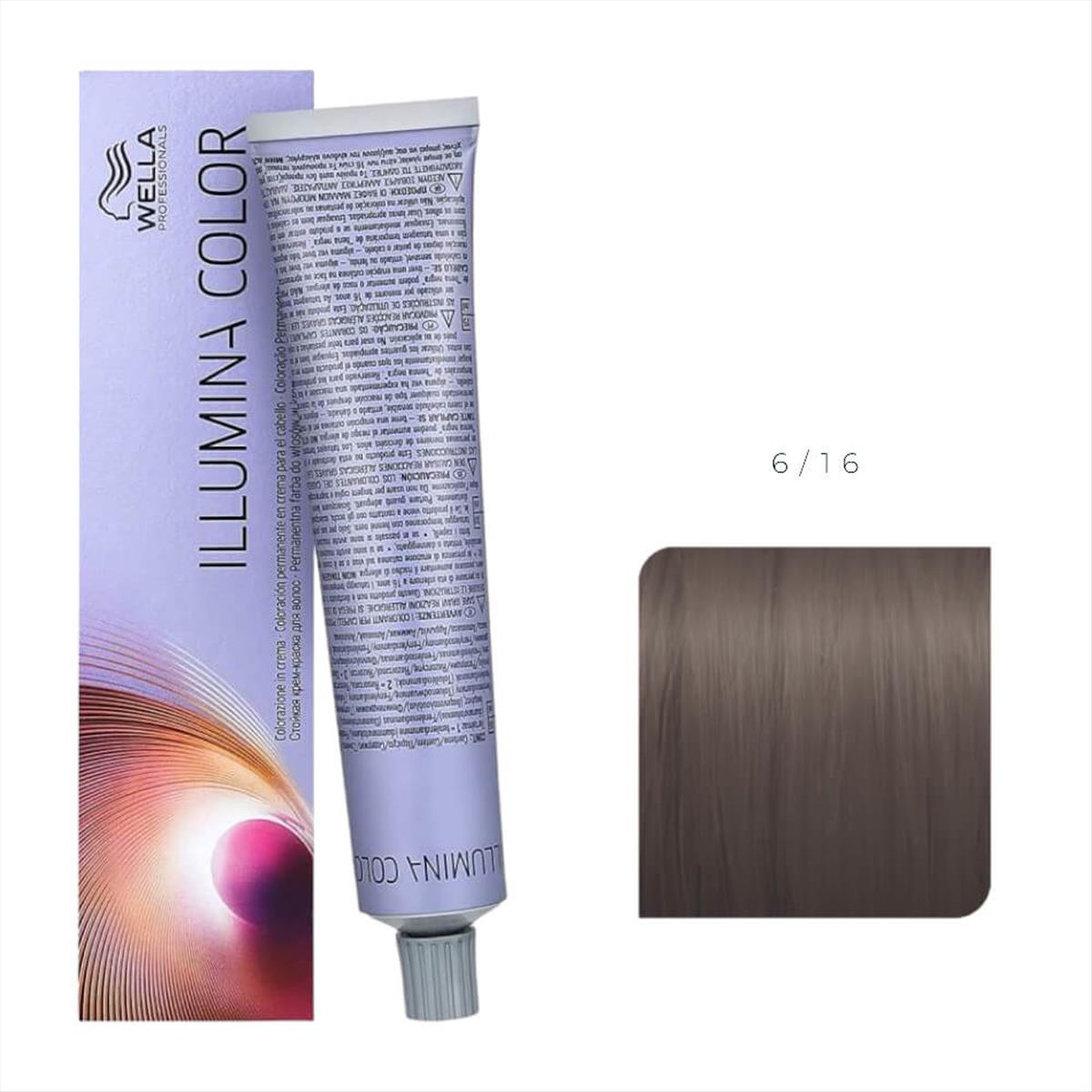 Wella Illumina Color Professional Hair Dye 6/16 - 60ml